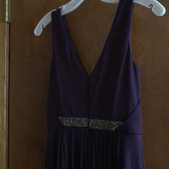 Elegant Deep purple evening gown - Picture 3 of 4